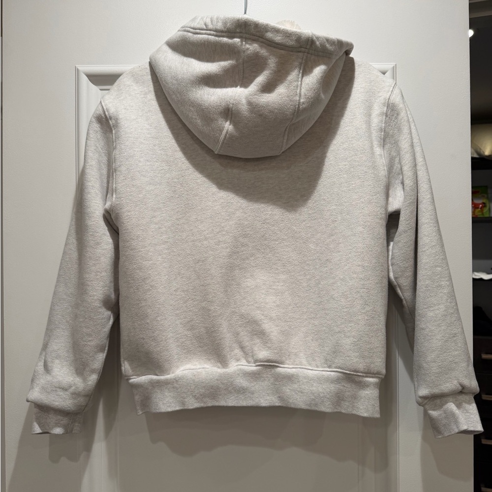 Aritzia Cream Zip-Up Hoodie - Picture 3 of 8
